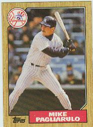 1987 Topps Baseball Cards      195     Mike Pagliarulo